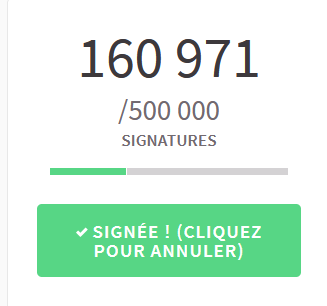 La pétition pour la destitution de Macron atteint 160.000 signatures et toujours rien dans les merdias !