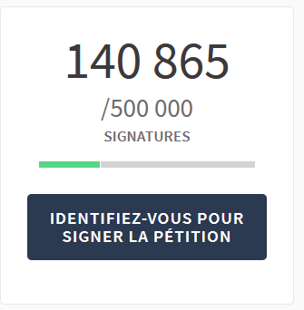 La pétition pour la destitution de Macron atteint 145.000 signatures !